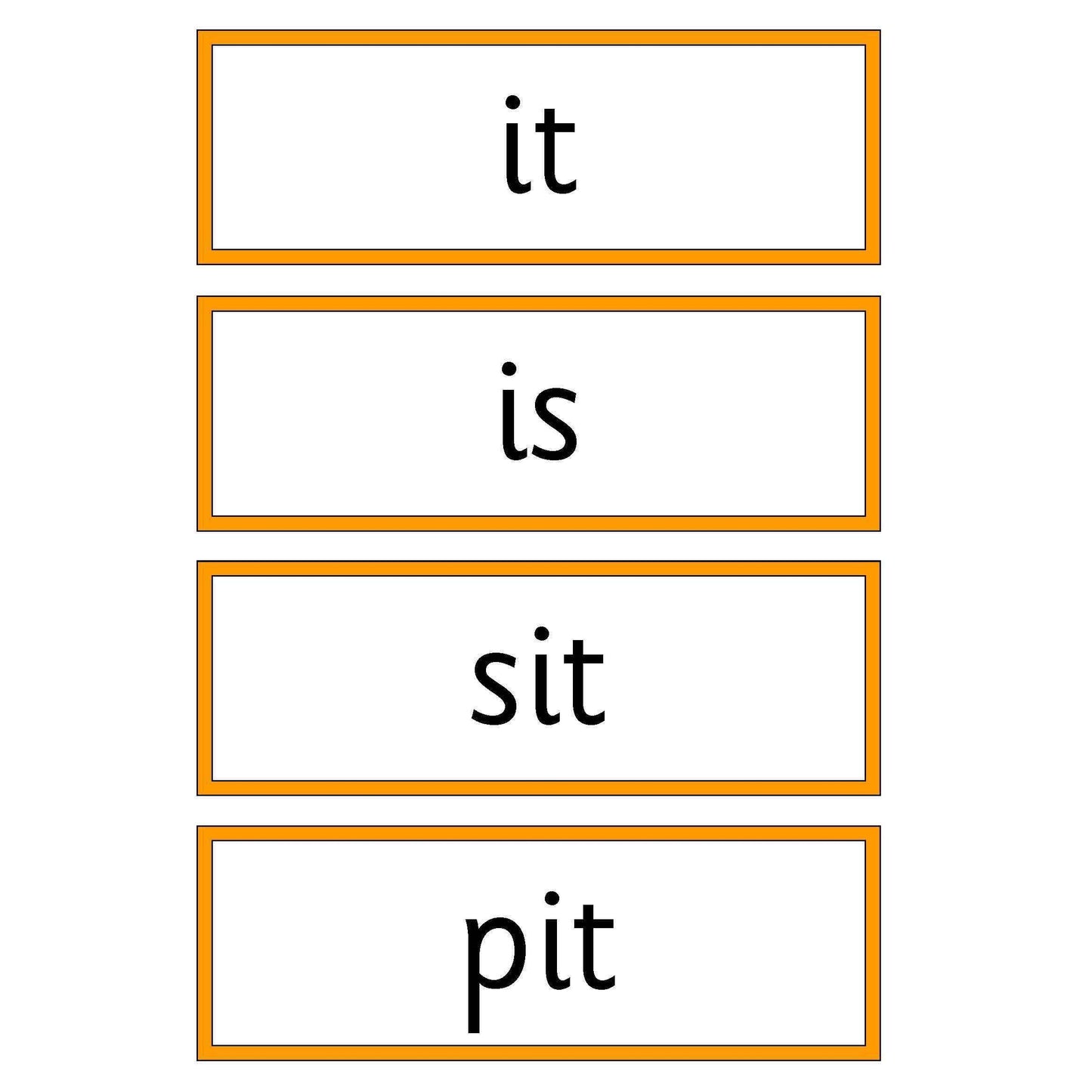 Phase 2 Words:Primary Classroom Resources