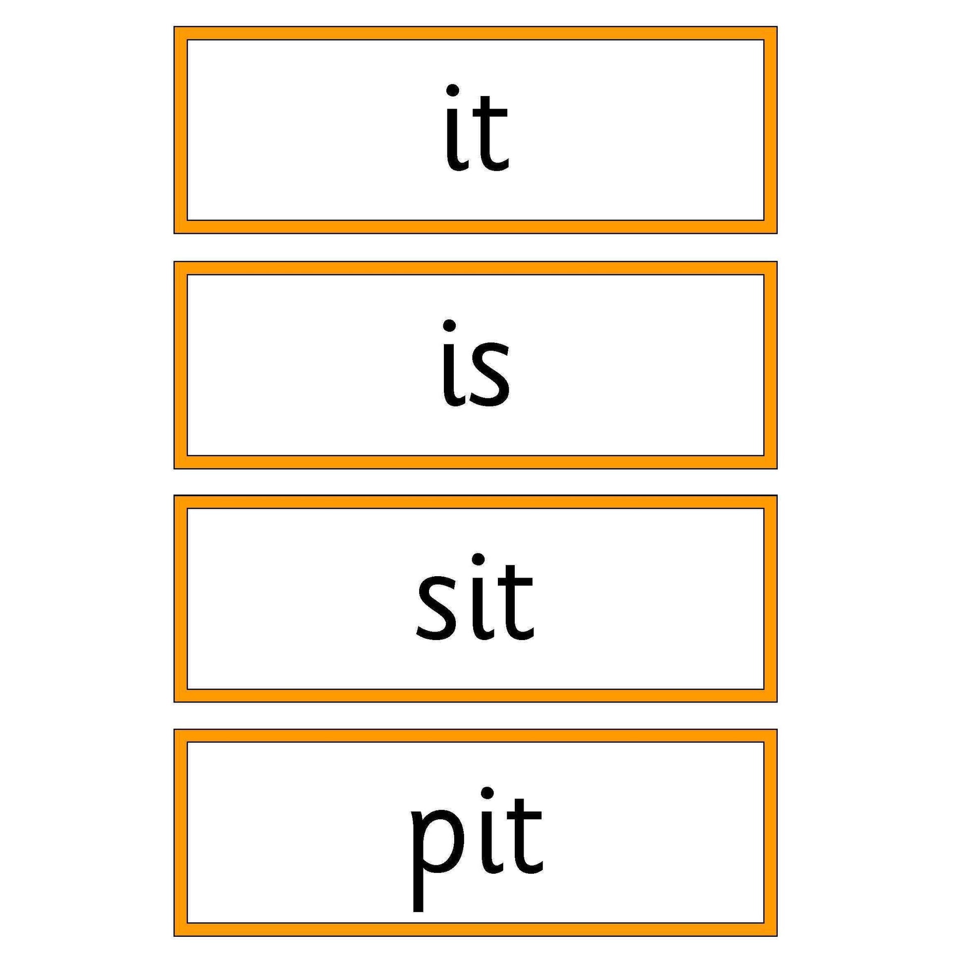 Phase 2 Words:Primary Classroom Resources