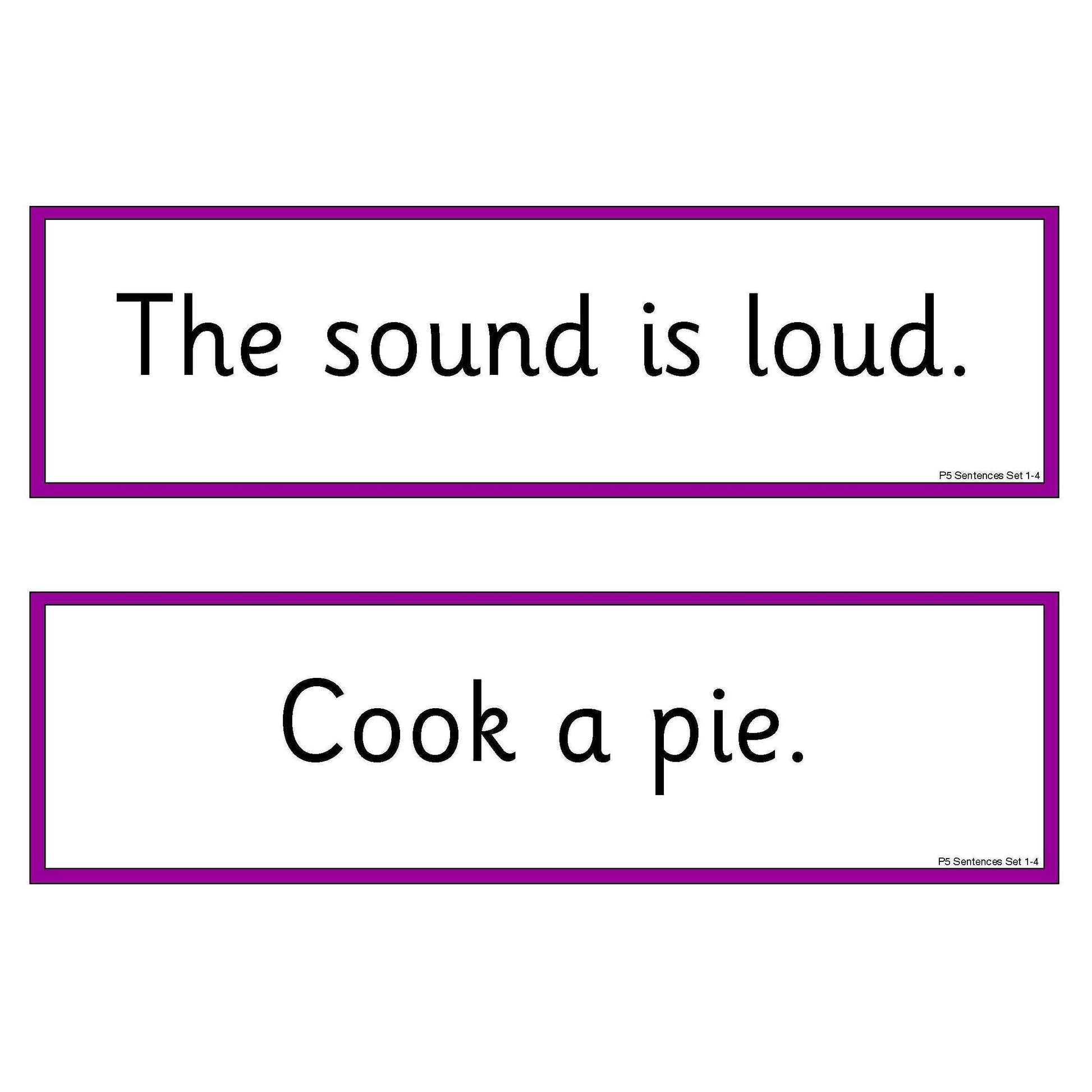 Phase 5 Sentences:Primary Classroom Resources