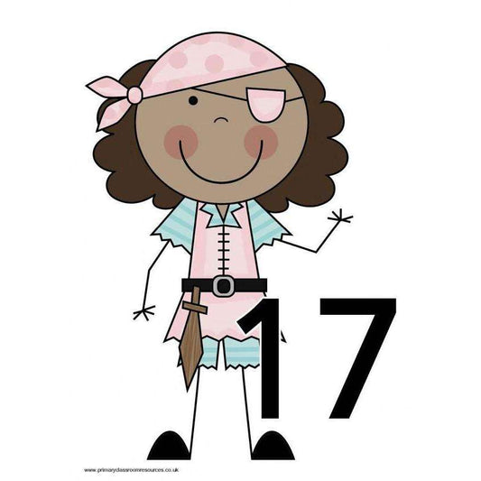 Pirate Numbers 11 to 20 Posters:Primary Classroom Resources