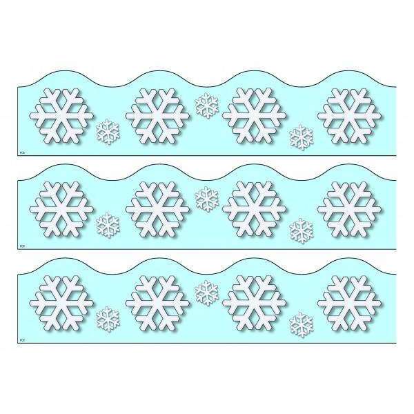 Print Your Own Display Border - Snowflakes:Primary Classroom Resources