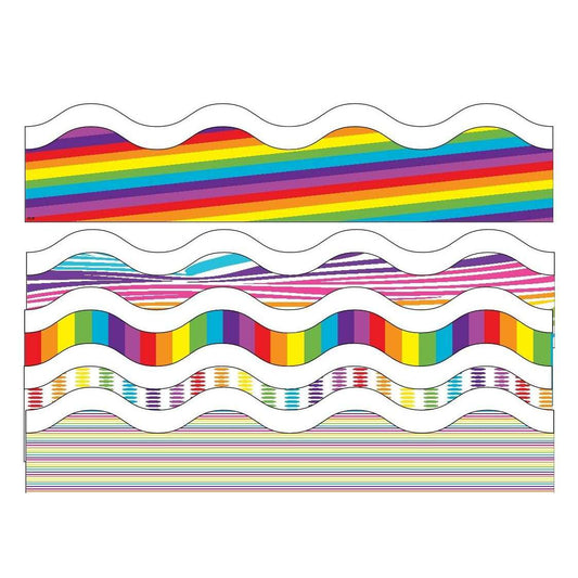 Print Your Own Display Borders - Rainbow Design:Primary Classroom Resources