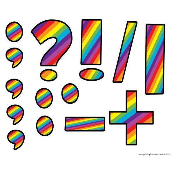 Print Your Own Rainbow Display Lettering Pack:Primary Classroom Resources