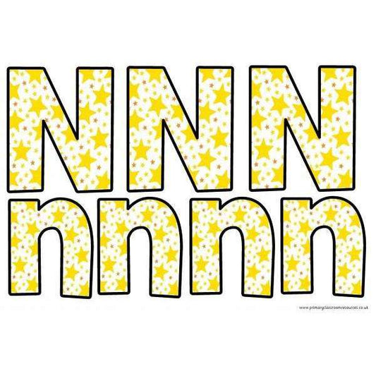 Print Your Own Stars Display Lettering Pack:Primary Classroom Resources