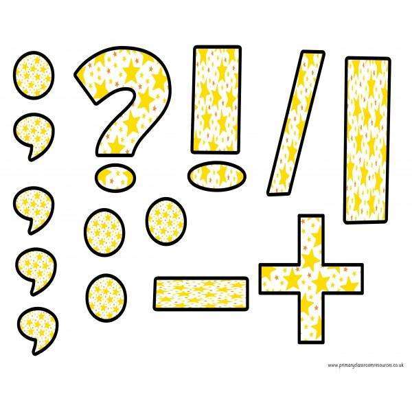 Print Your Own Stars Display Lettering Pack:Primary Classroom Resources