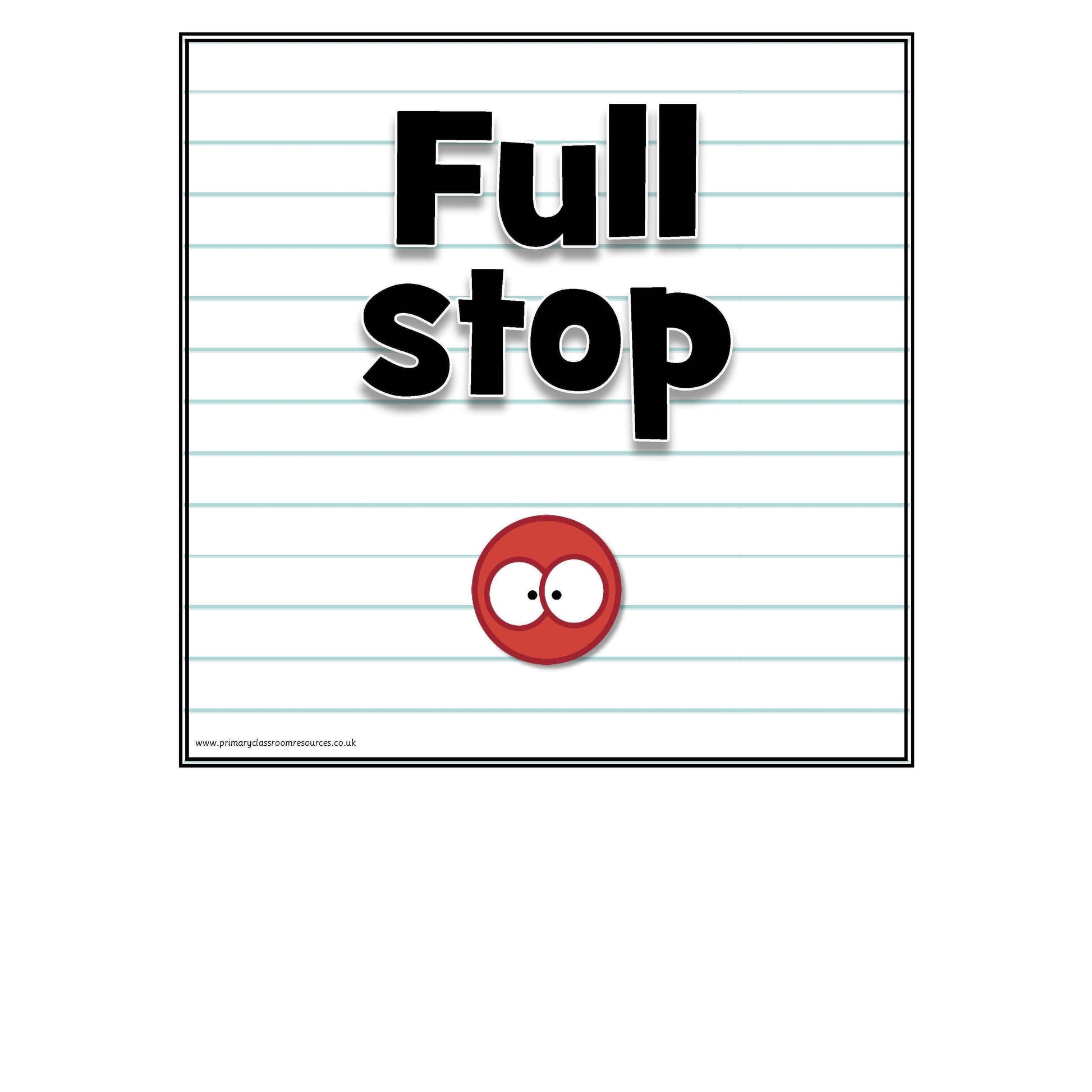 Punctuation Characters Frieze:Primary Classroom Resources