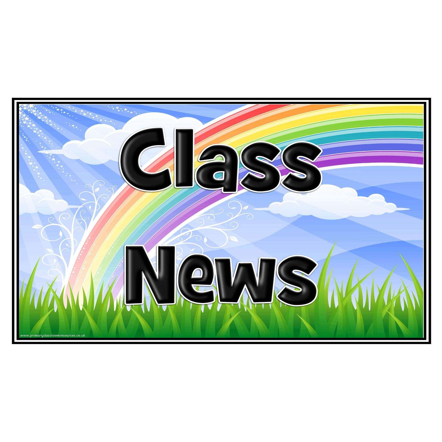 Rainbow Header Cards:Primary Classroom Resources