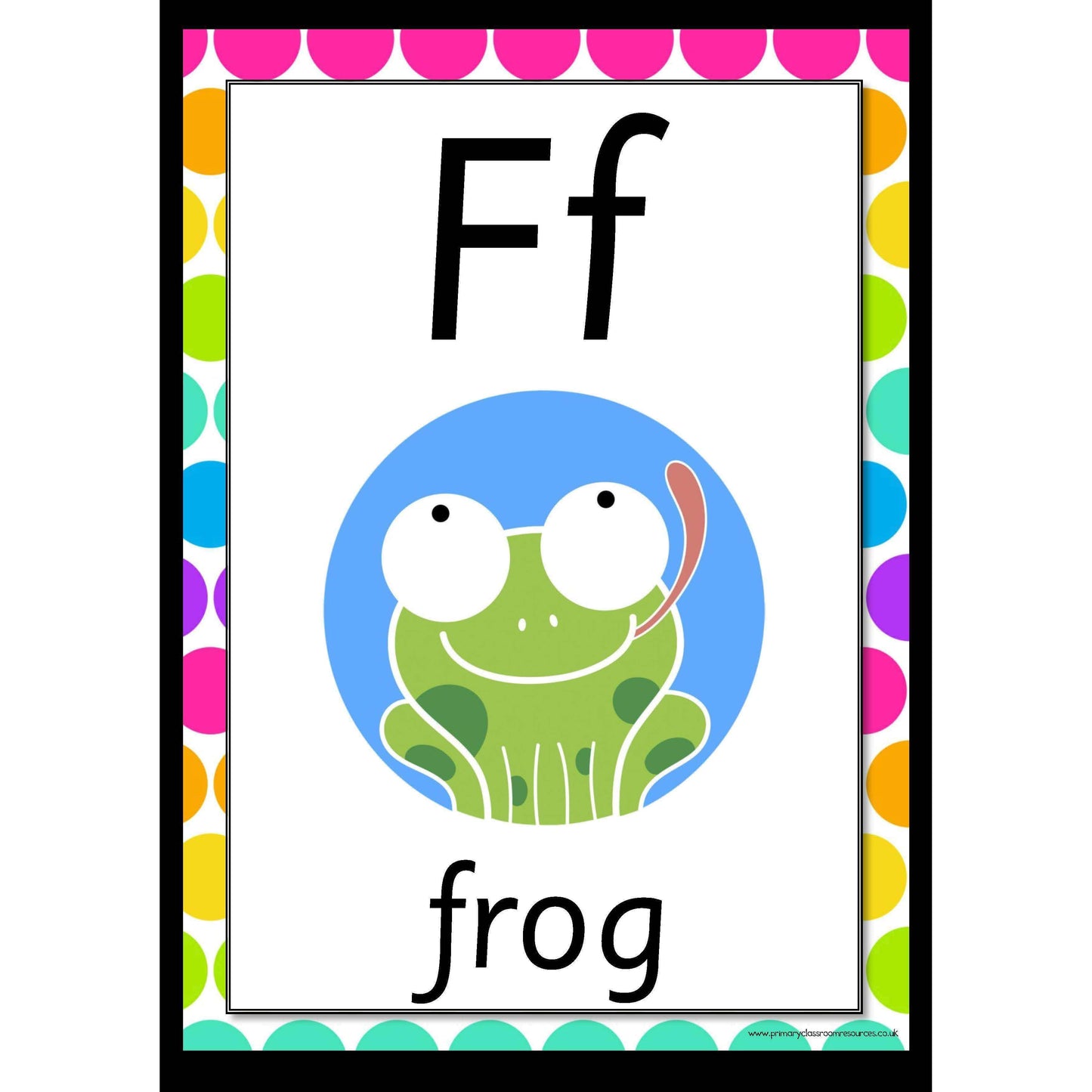 Rainbow Whiteboard Alphabet Posters:Primary Classroom Resources