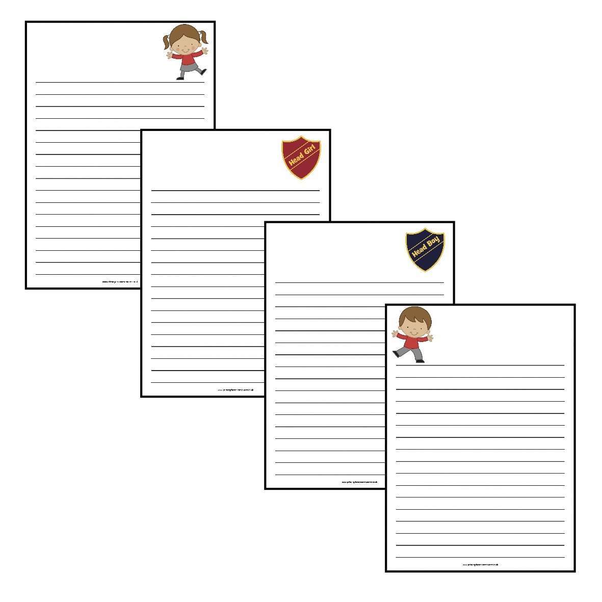 School Role Play Writing Papers:Primary Classroom Resources