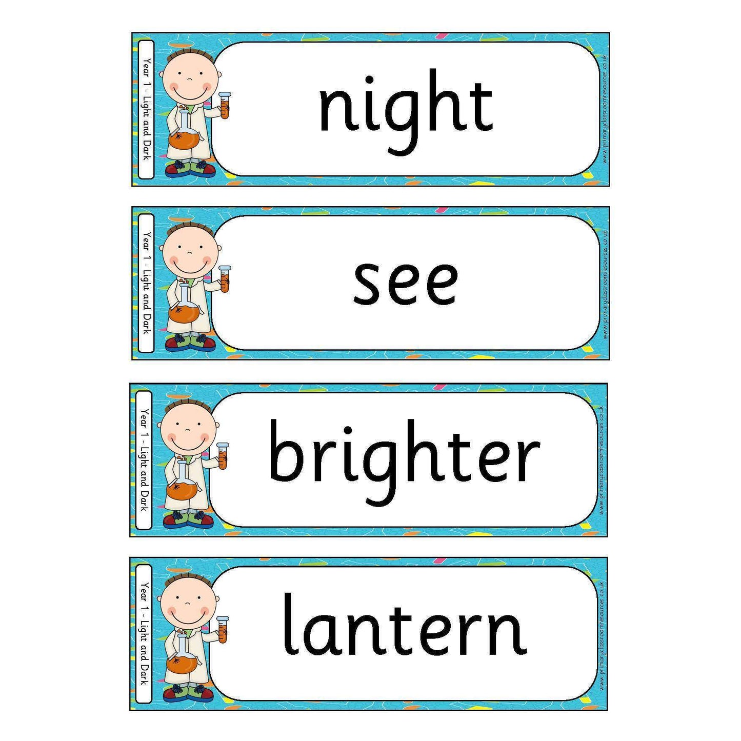 Science Vocabulary -  Year 1 Complete Pack:Primary Classroom Resources