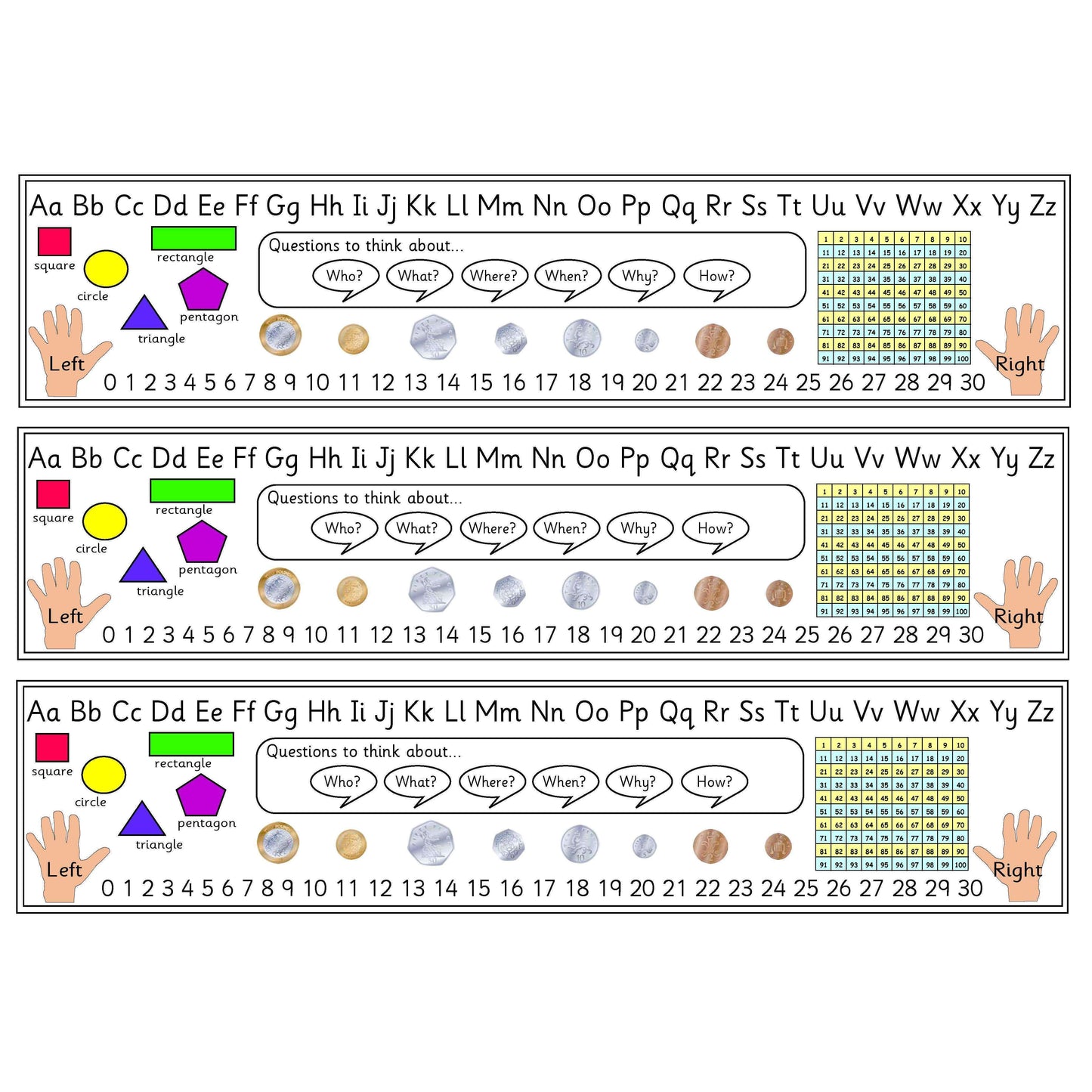 Simple Desk Plates:Primary Classroom Resources