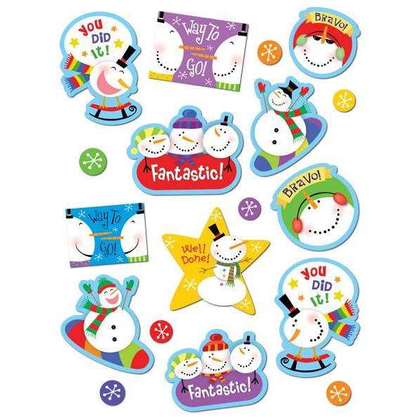Snowmen Stickers:Primary Classroom Resources
