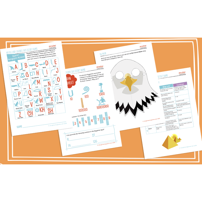 Storytime Resource Pack - Ra's Secret Name:Primary Classroom Resources