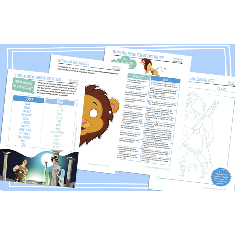 Storytime Resource Pack - Hercules:Primary Classroom Resources
