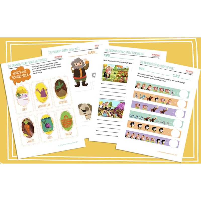 Storytime Resource Pack - The Enormous Turnip:Primary Classroom Resources