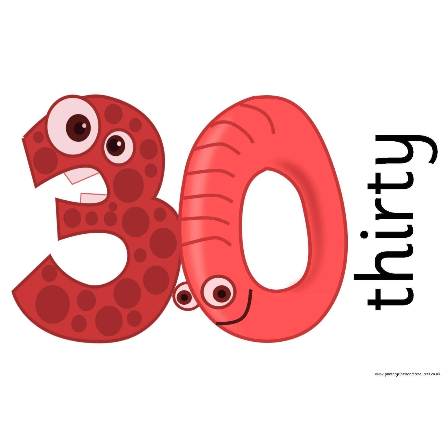 Tens to 100 Number Animals:Primary Classroom Resources