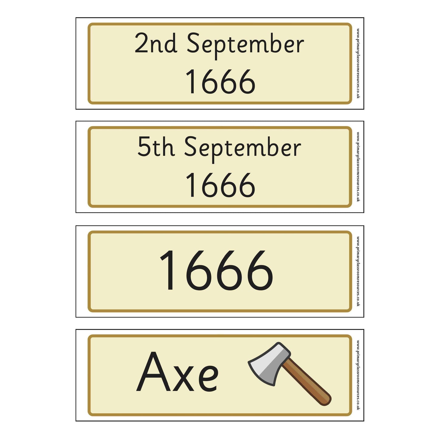 The Great Fire of London Flashcards:Primary Classroom Resources