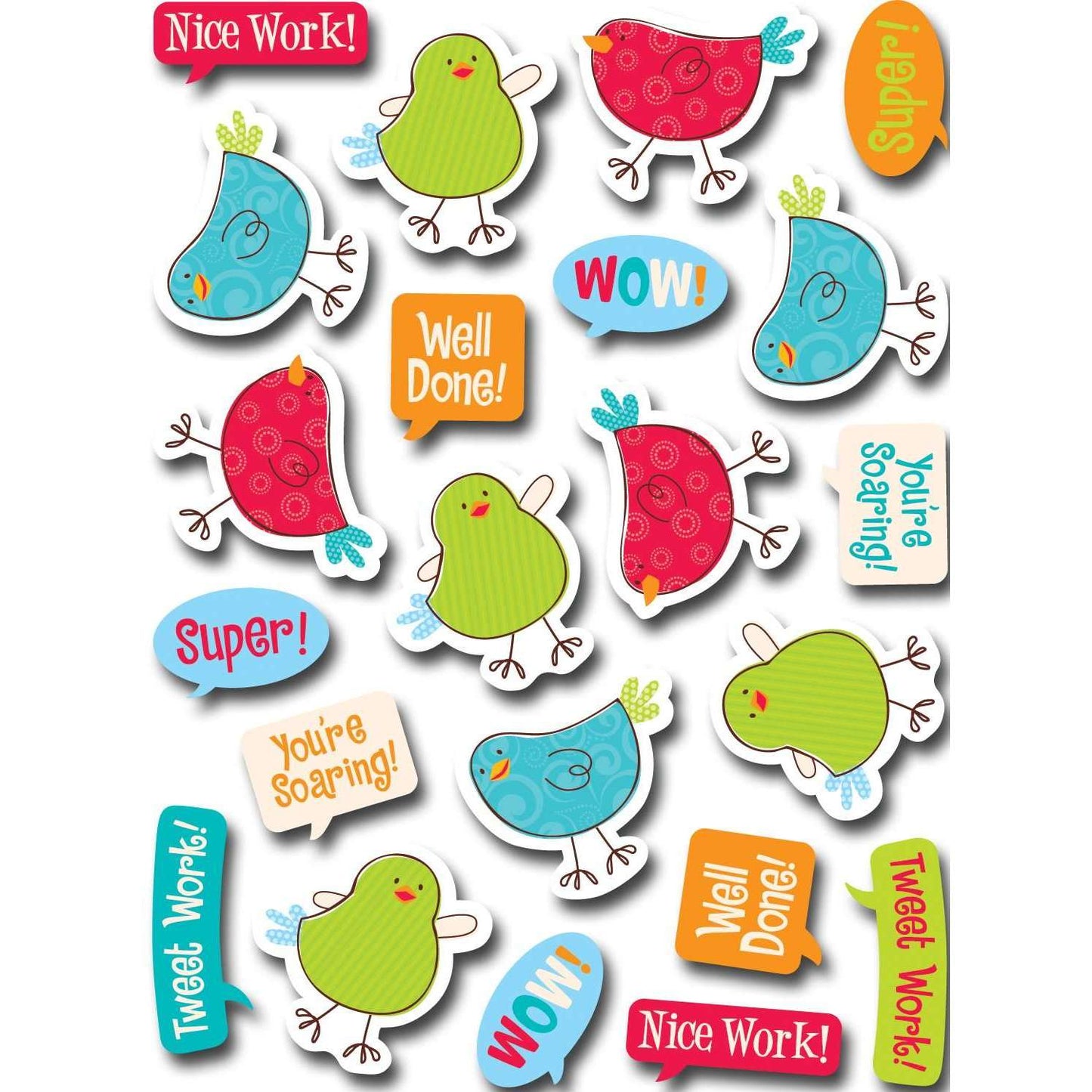 Tweeting Birds Stickers:Primary Classroom Resources