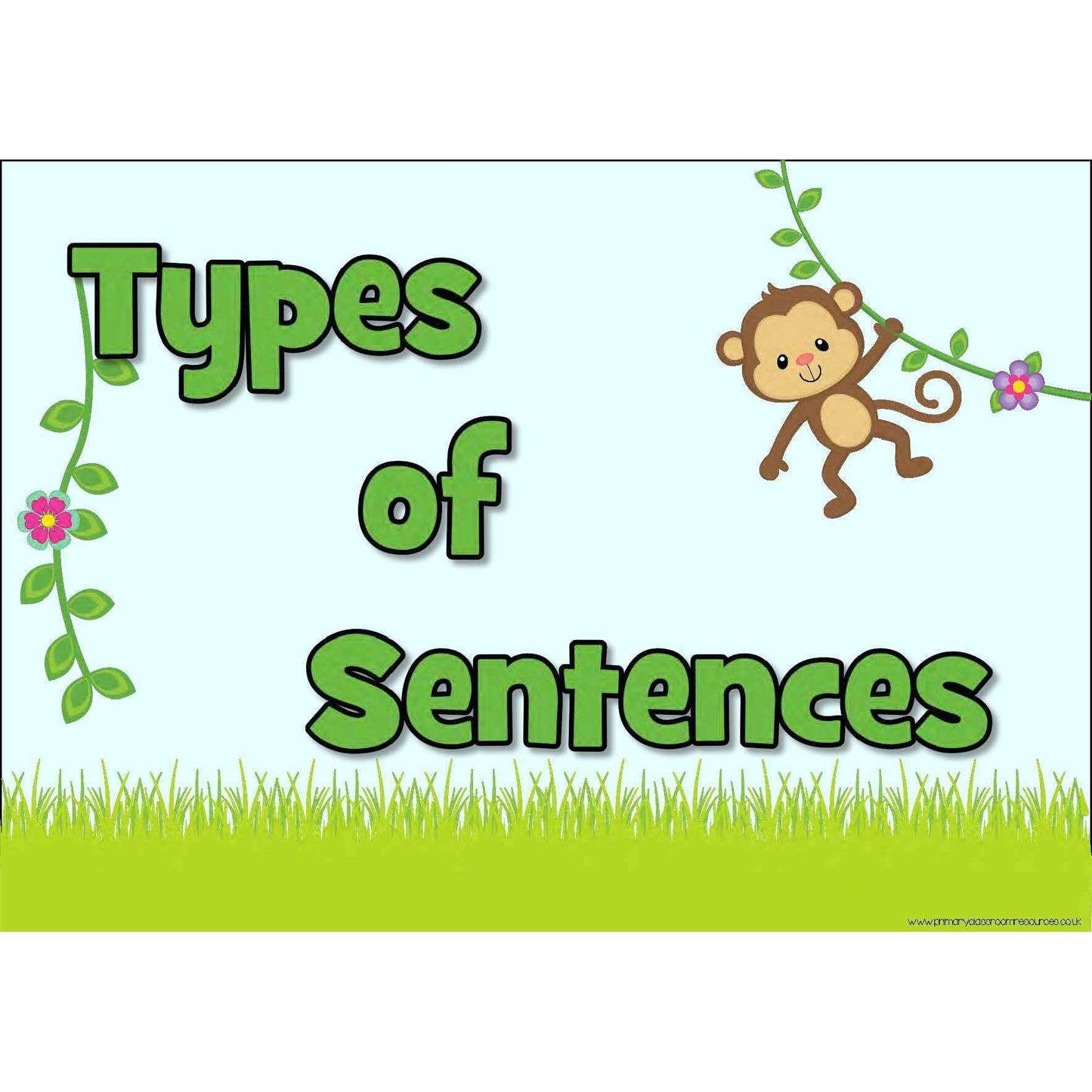 Types of Sentences Posters:Primary Classroom Resources