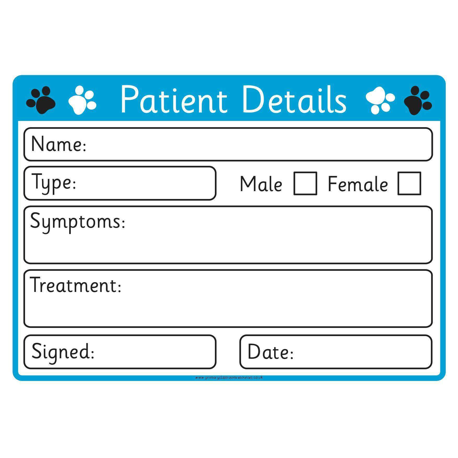 Vets Role Play Pack:Primary Classroom Resources