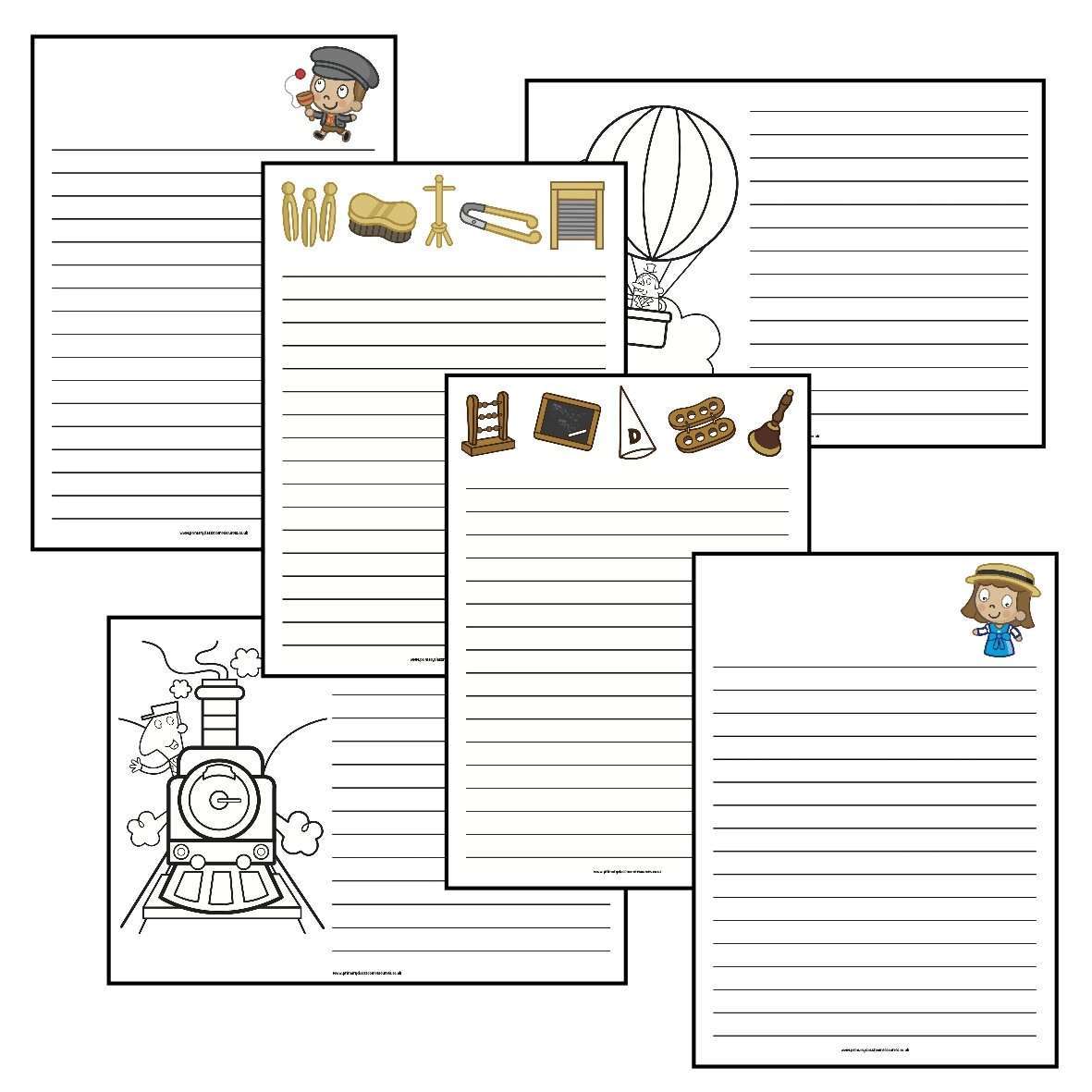 Victorians Writing Papers:Primary Classroom Resources