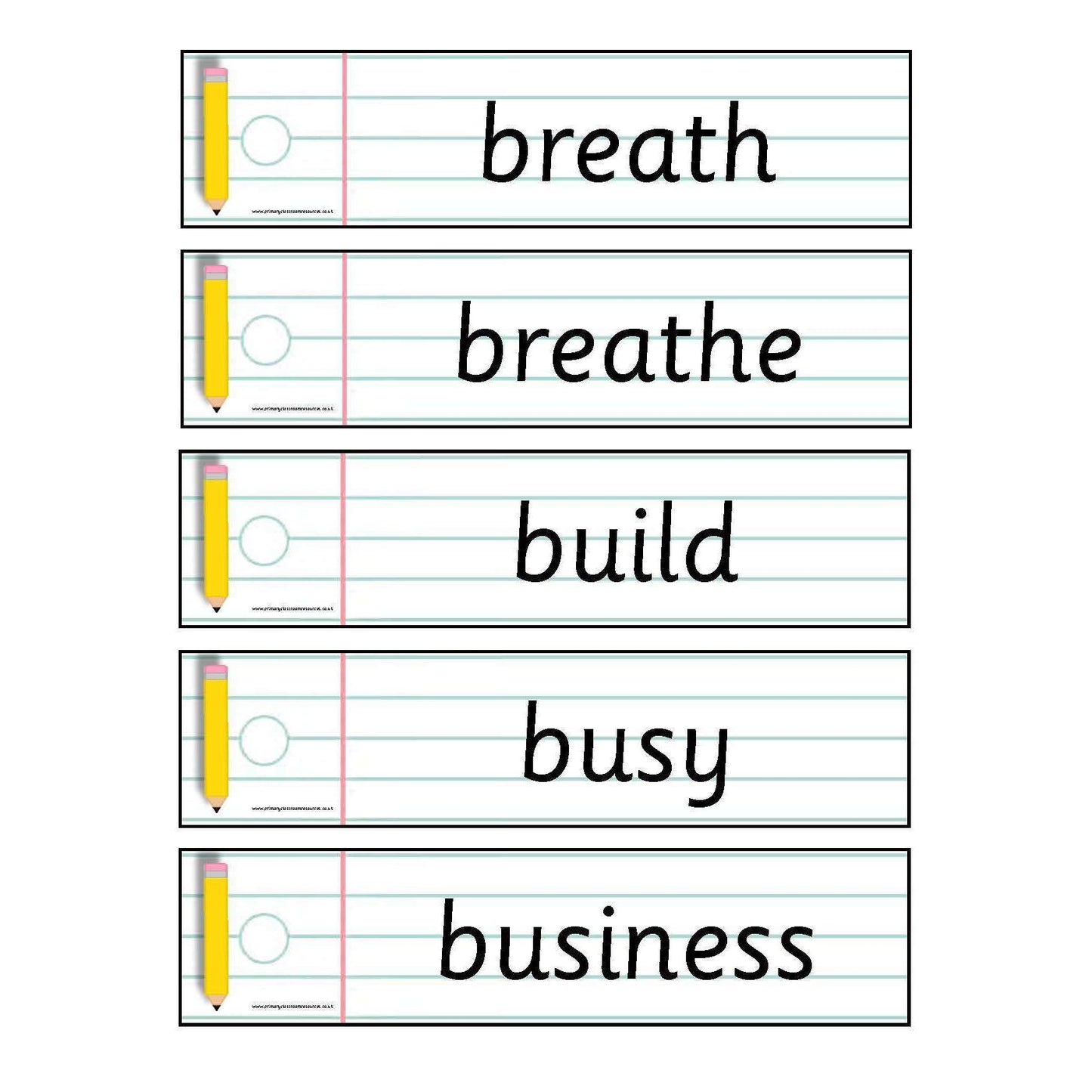 Year 3 and 4 Words:Primary Classroom Resources