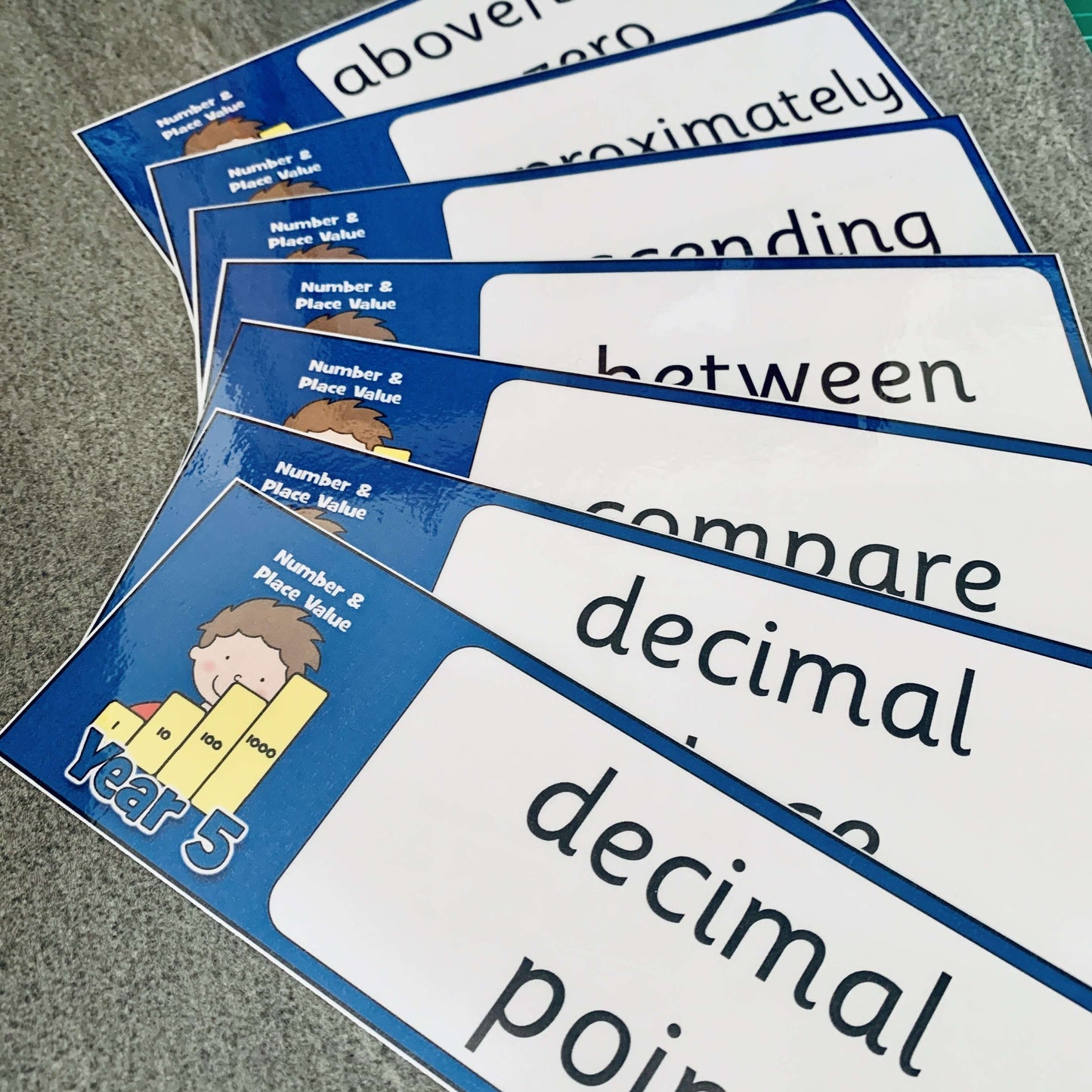 Year 5 Maths Vocabulary - Number and Place Value:Primary Classroom Resources