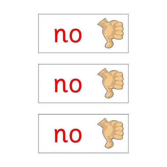 Yes/No Cards:Primary Classroom Resources