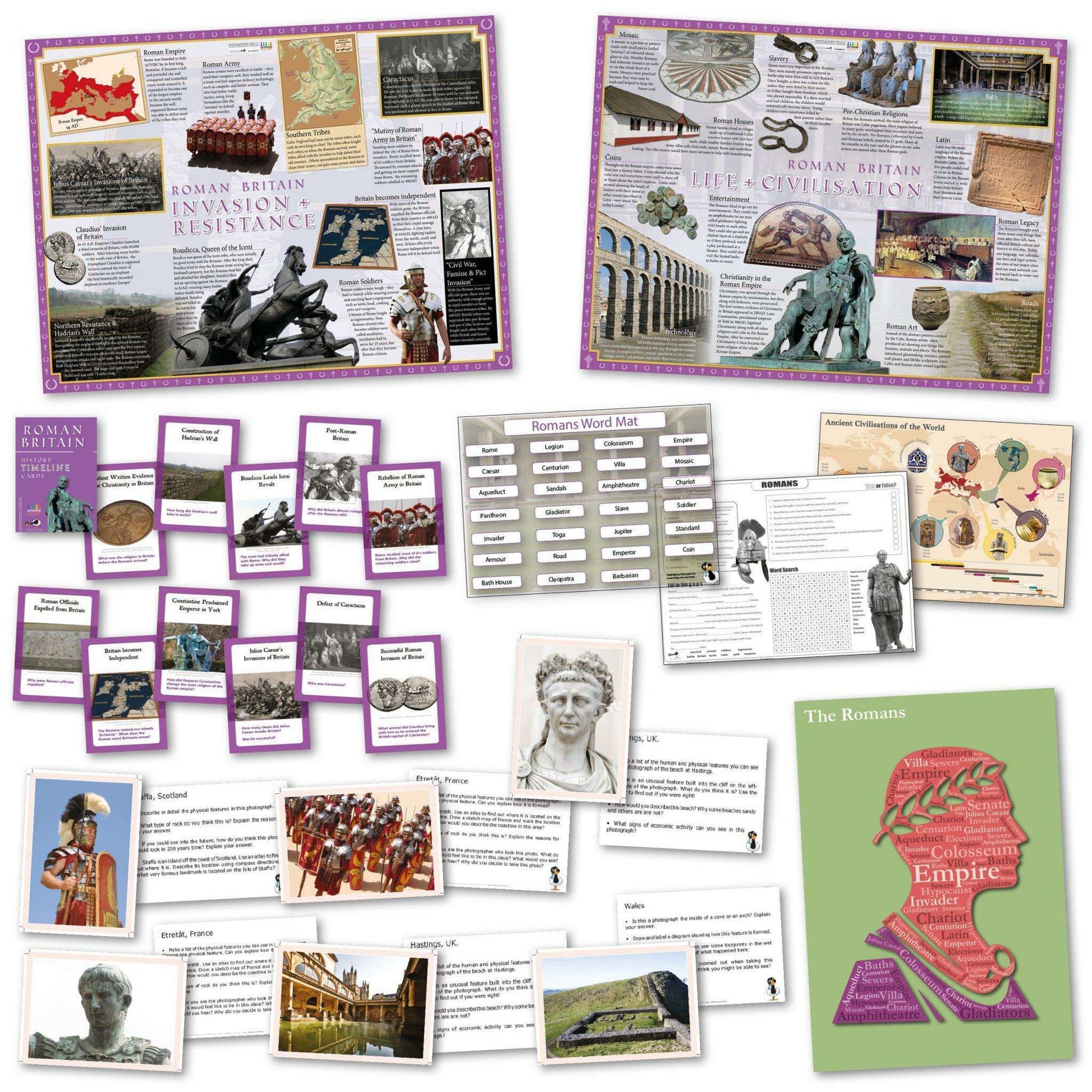 Romans in Britain Curriculum Pack:Primary Classroom Resources