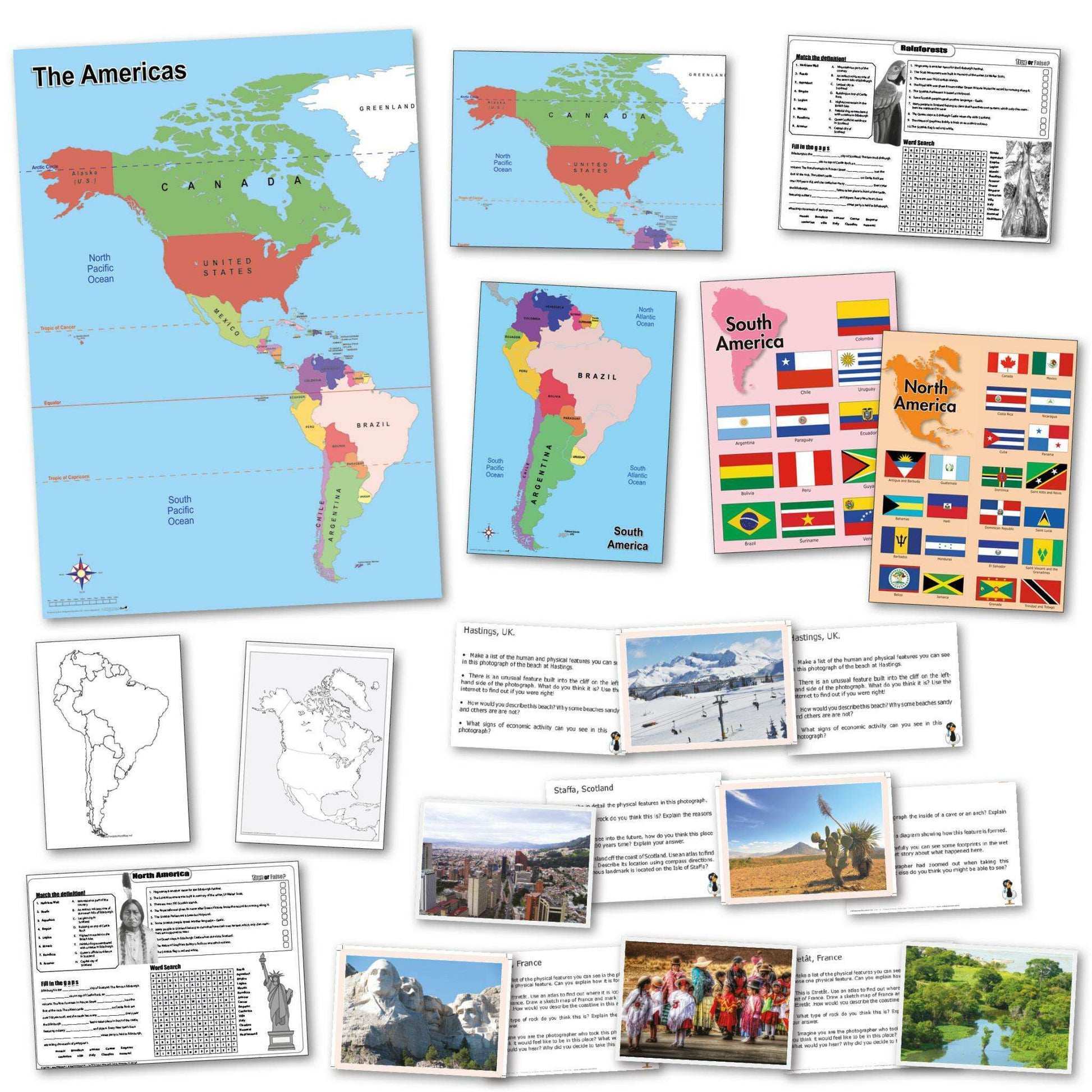 The Americas Curriculum Pack:Primary Classroom Resources