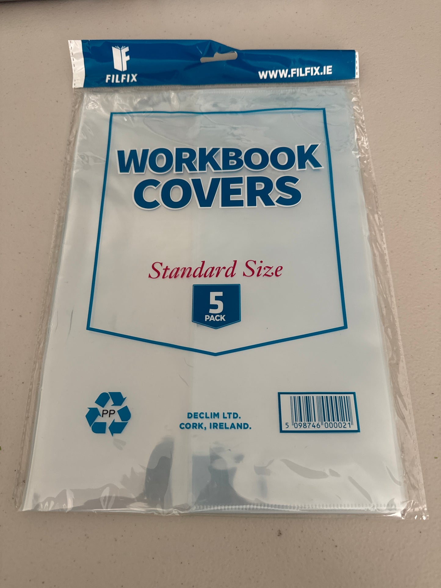 Filfix Workbook Covers - Pack of 5