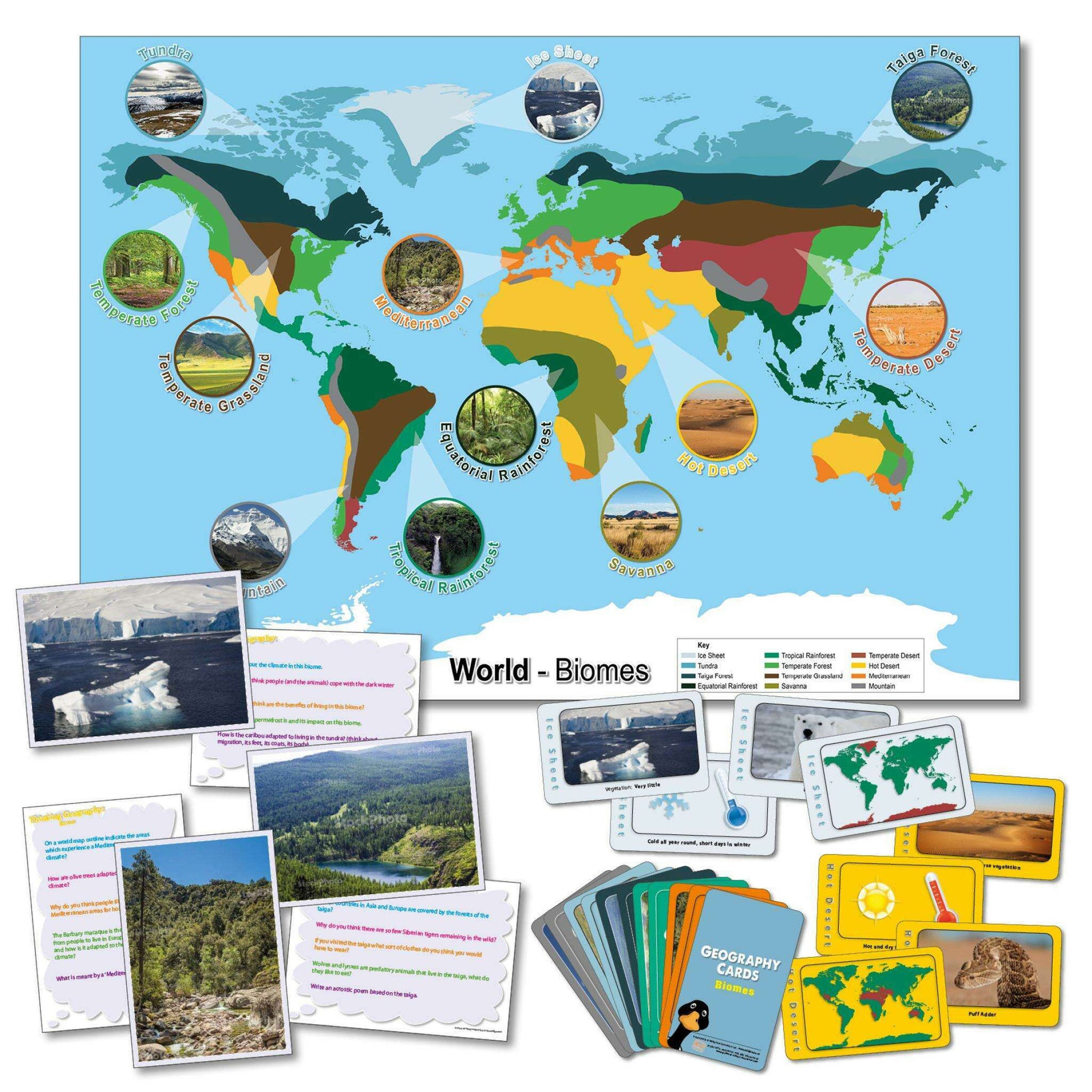 Biomes Curriculum Pack:Primary Classroom Resources