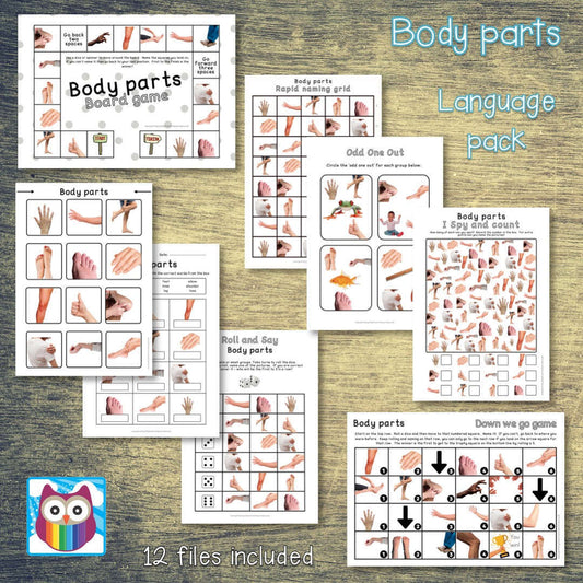 Language pack - Body parts:Primary Classroom Resources