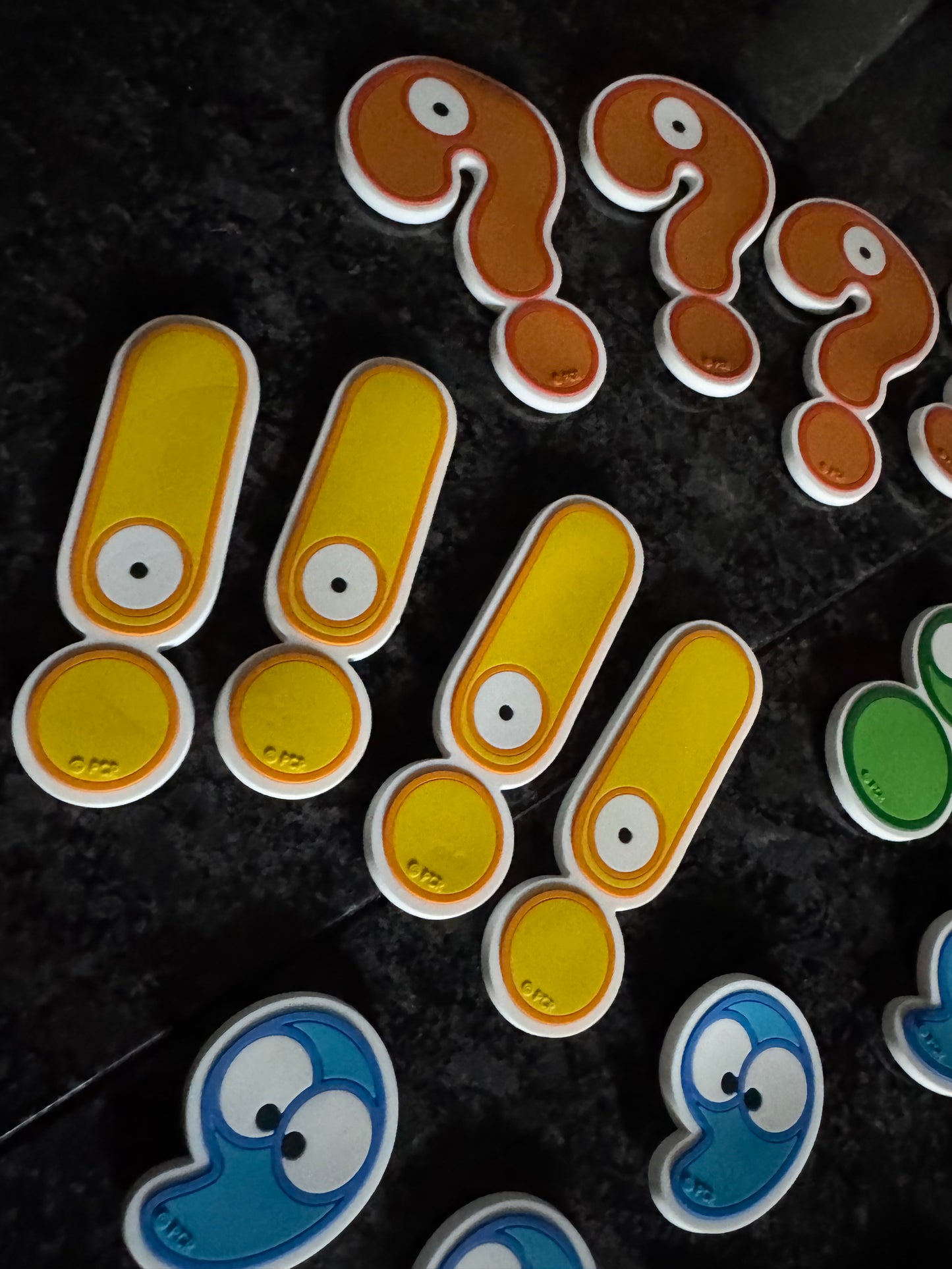 Giant Punctuation Character Magnets - Heavy Duty