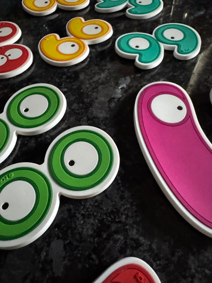 Giant Punctuation Character Magnets - Heavy Duty