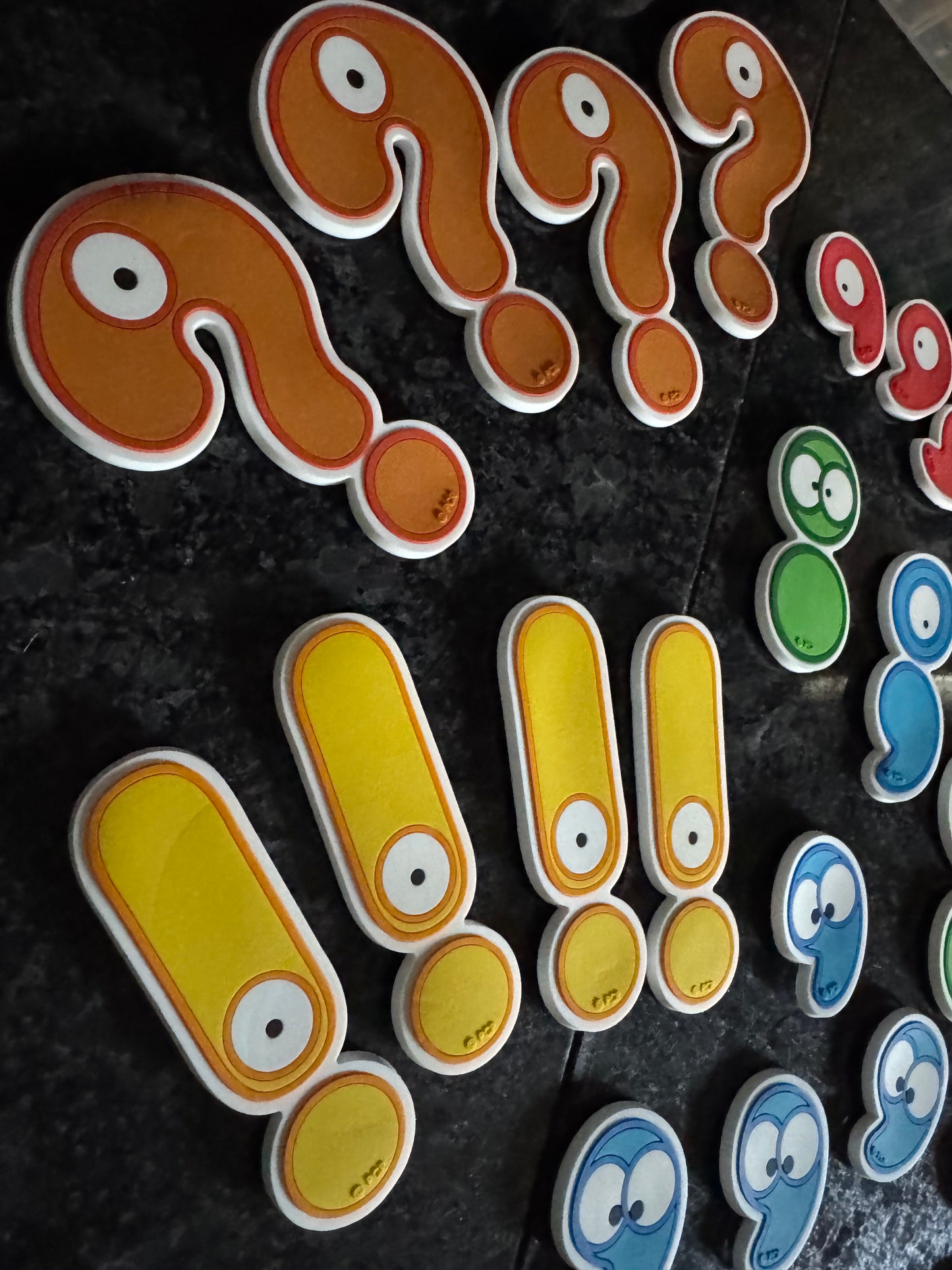 Giant Punctuation Character Magnets - Heavy Duty