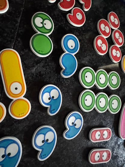 Giant Punctuation Character Magnets - Heavy Duty