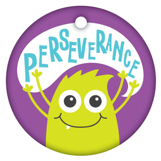 Perseverance Brag Tags - Values Rewards - Pack of 10:Primary Classroom Resources