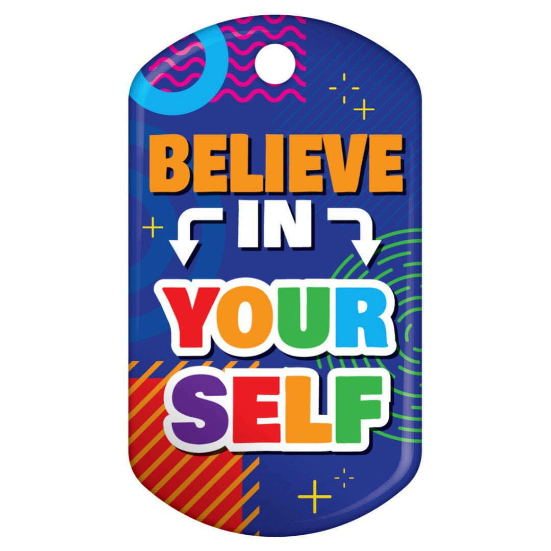 Believe in Yourself Brag Tags - Classroom Rewards - Pack of 10:Primary Classroom Resources