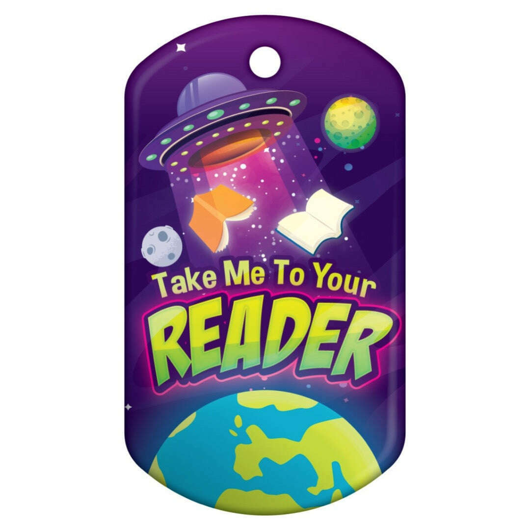 Take me to Your Reader Brag Tags - Reading Rewards - Pack of 10:Primary Classroom Resources