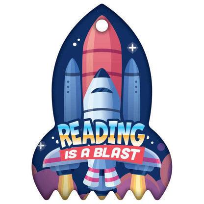 Reading is a Blast Rocket Brag Tags - Reading Rewards - Pack of 10:Primary Classroom Resources
