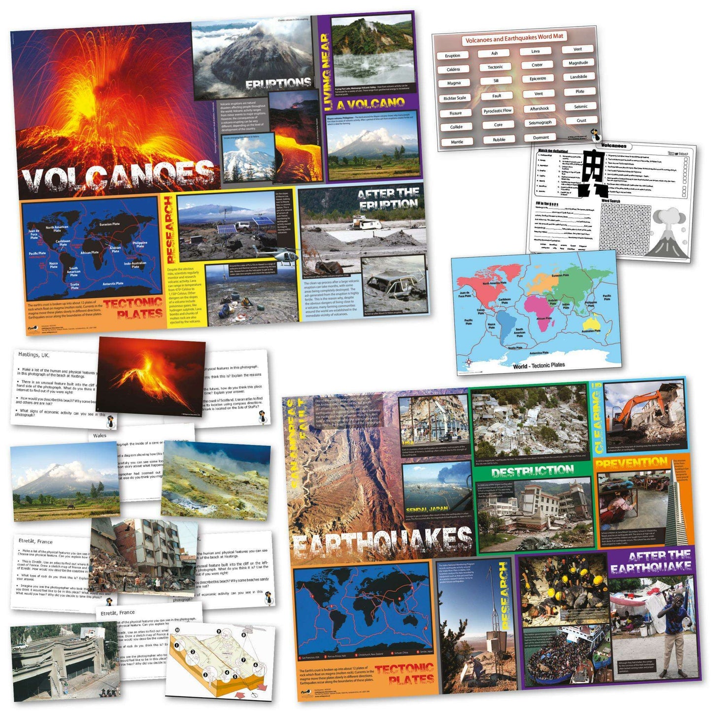 Volcanoes and Earthquakes Curriculum Pack:Primary Classroom Resources