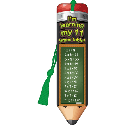 11 Times Table Bookmark - Pack of 10:Primary Classroom Resources