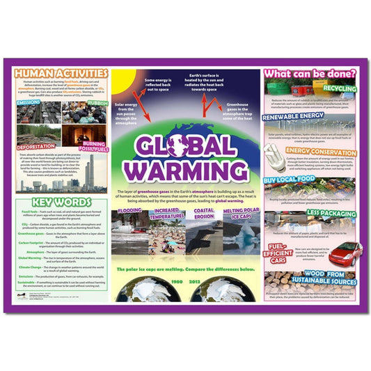 Global Warming Classroom Display Poster:Primary Classroom Resources