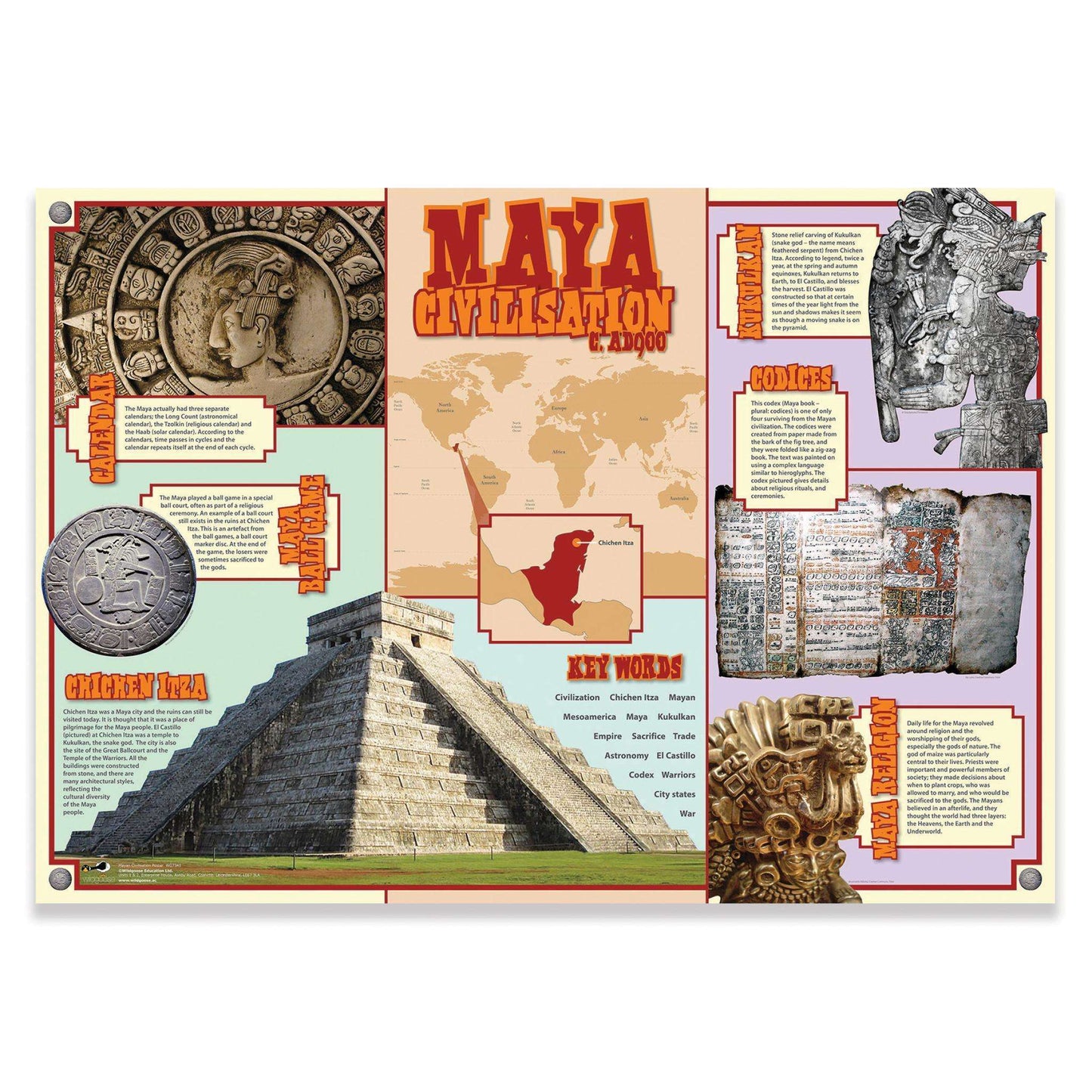 Maya Civilisation Classroom Display Poster:Primary Classroom Resources