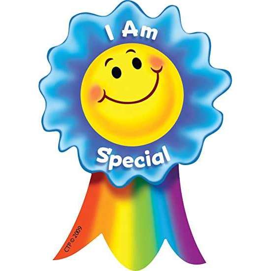 I Am Special Smiling Ribbon Reward Badge Stickers:Primary Classroom Resources