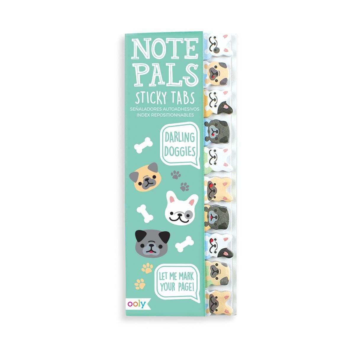 Note Pals Sticky Marking Tabs - Darling Doggies - 120 tabs:Primary Classroom Resources