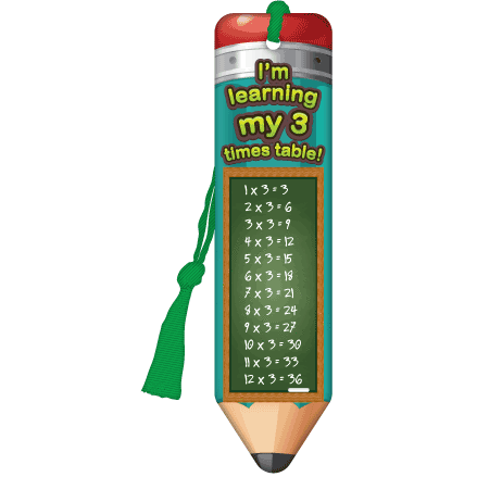 3 Times Table Bookmark - Pack of 10:Primary Classroom Resources