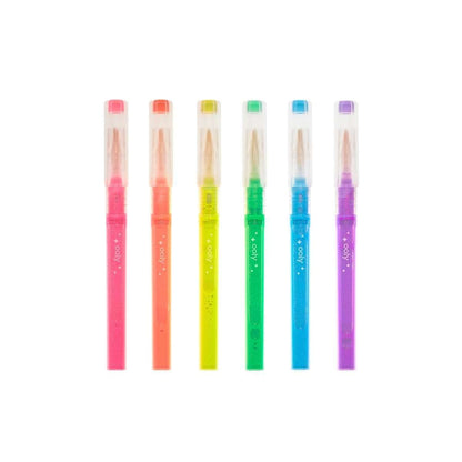 Oh My Glitter! Neon Highlighters - Set of 6:Primary Classroom Resources