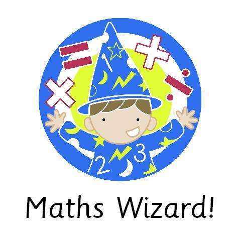 4cm Square Marking Stickers - Maths Wizard!:Primary Classroom Resources